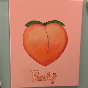 “Peachy” wall canvas